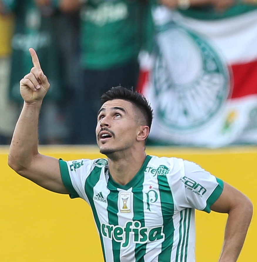 Cesar Greco/Ag Palmeiras/Divulgação_Artilheiro do time no ano e no Nacional, Willian fez o 1º gol da vitória