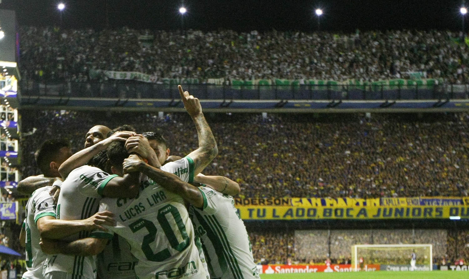 Cesar Greco/Ag Palmeiras/Divulgação_Vitória contra o Boca por 2 a 0 em plena La Bombonera fez parte da sequência histórica