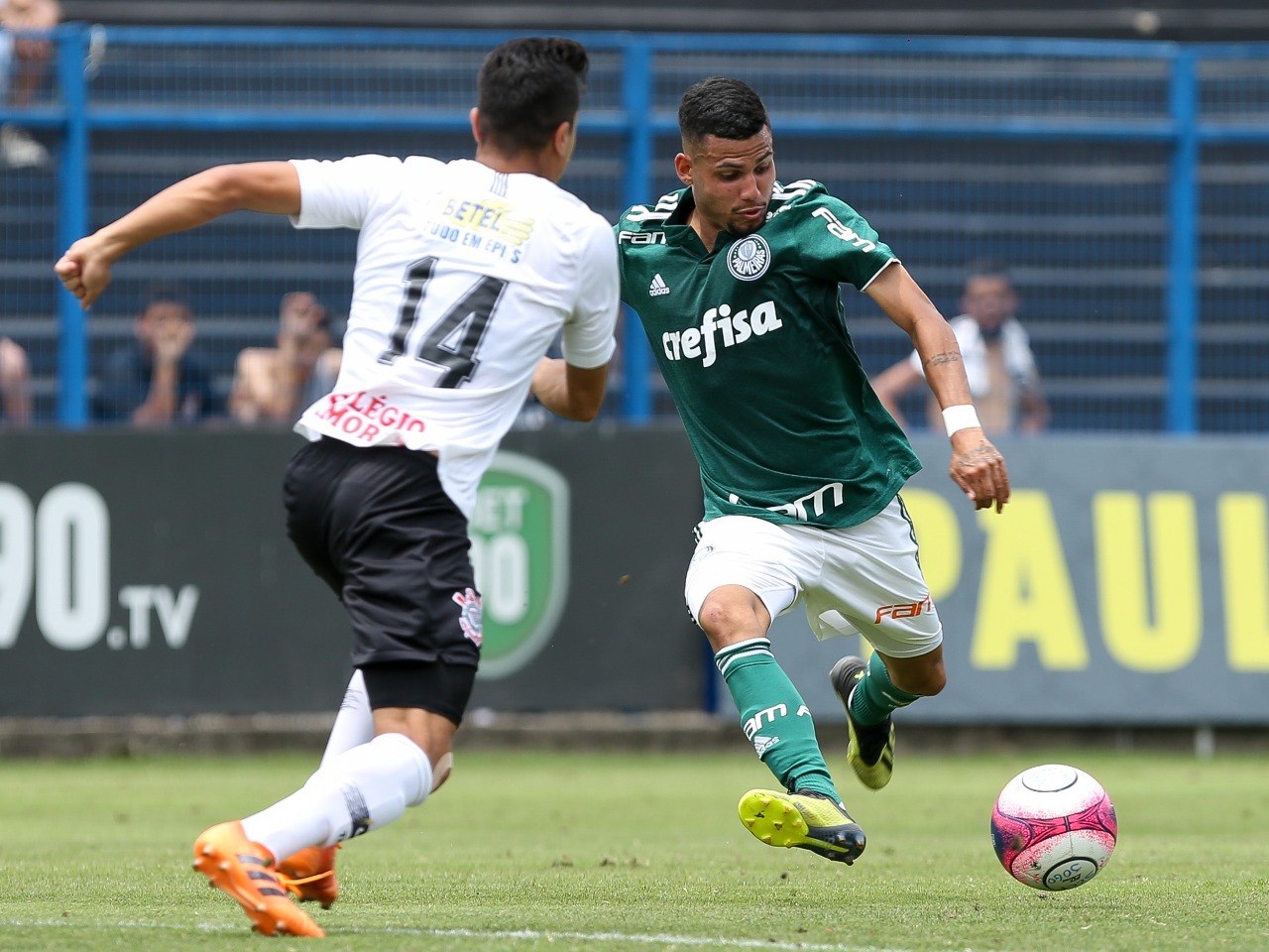 Fabio Menotti/Ag Palmeiras/Divulgação_Sub-20 do Verdão perdeu por 1 a 0 na ida, mas decide como mandante no próximo domingo (18)