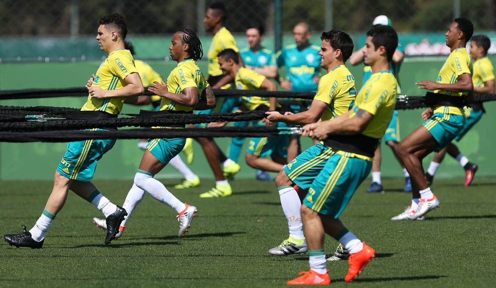 Cesar Greco/Ag Palmeiras/Divulgação _ O treino da manhã desta quarta (17) durou duas horas