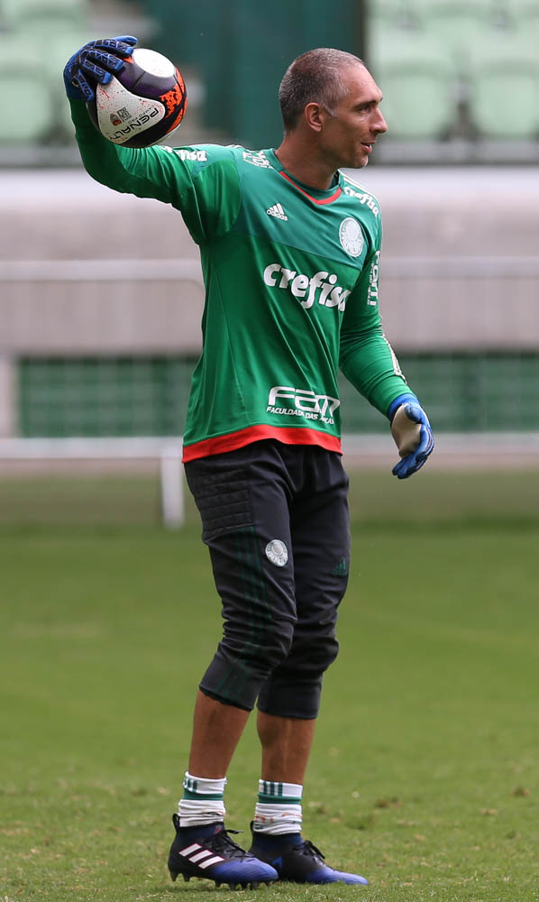 Cesar Greco/Ag Palmeiras/Divulgação_Prass completará no domingo (12) seu 200º jogo pelo Verdão