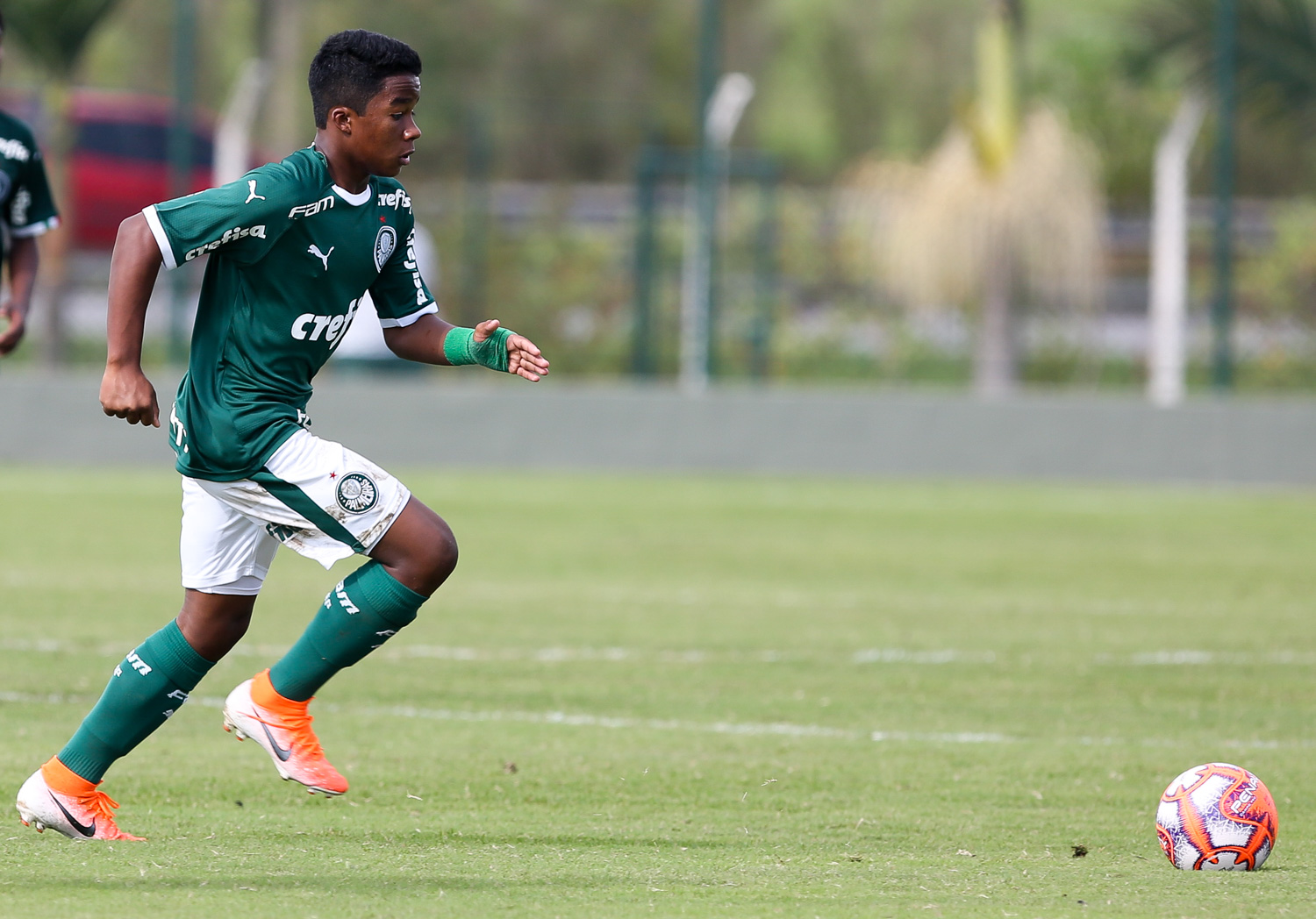 Fabio Menotti/Ag. Palmeiras/Divulgação_Endrick também balançou as redes pelo Sub-15 na goleada sobre o União Suzano