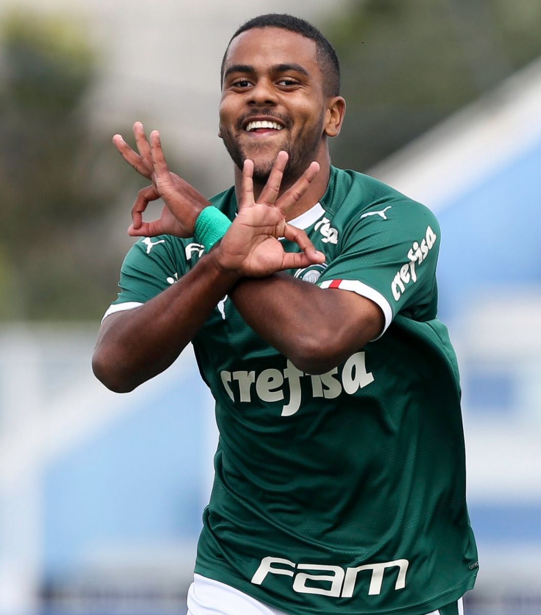 Fabio Menotti/Ag. Palmeiras/Divulgação_Natan marcou o segundo gol do Verdão contra o Cruzeiro