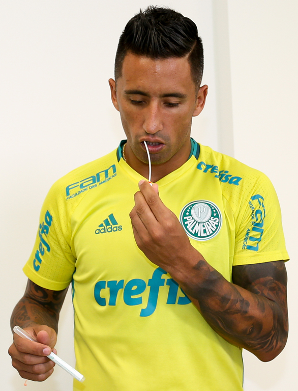 Fabio Menotti/Ag.Palmeiras/Divulgação_Jogadores do elenco fizeram exame de mapeamento genético nesta segunda (20)