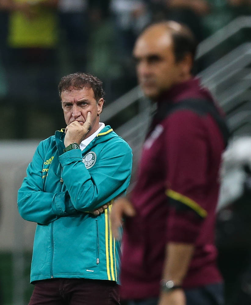 Cesar Greco/Ag.Palmeiras/Divulgação_Contra o São Paulo, Cuca chegou à terceira vitória em clássicos no comando do Palmeiras