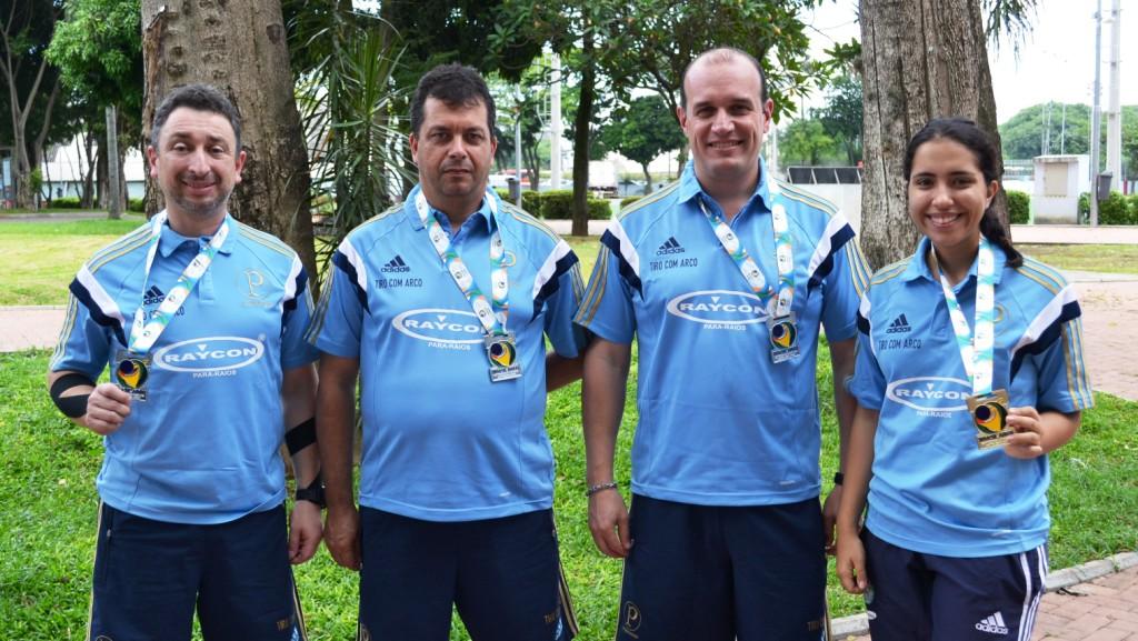 Divulgação _ Os arqueiros da equipe do Verdão conquistaram seis medalhas no Campeonato Paulista Indoor