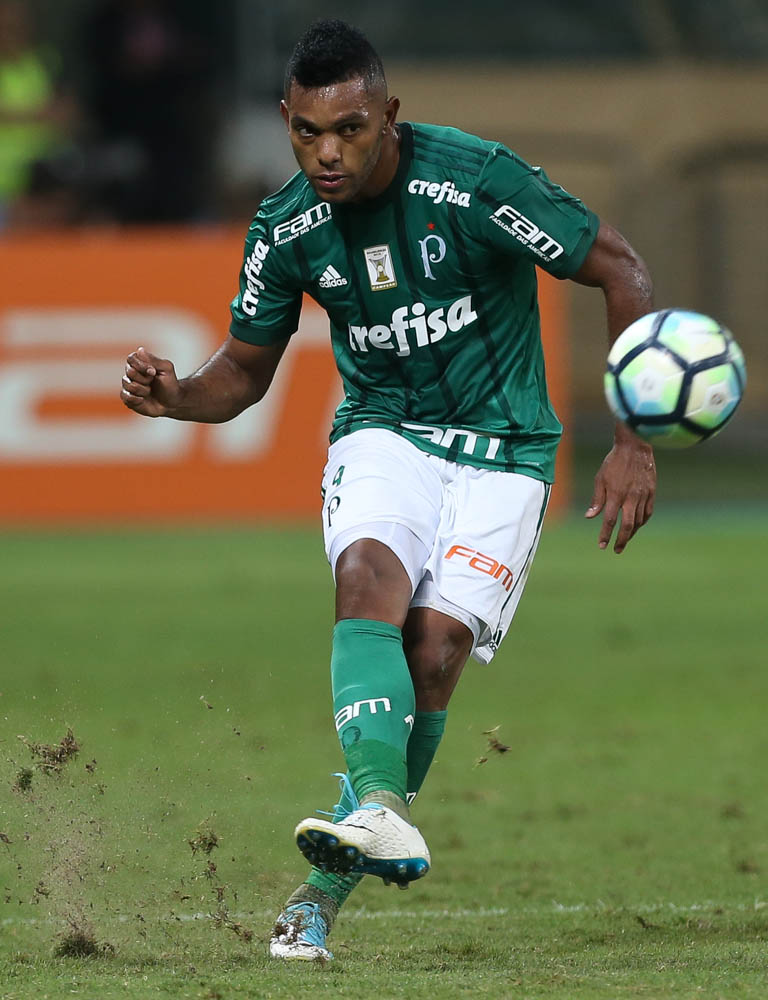Cesar Greco/Ag Palmeiras/ Divulgação_Com uma assistência, Borja ajudou o Verdão arrancar empate por 3 a 3 no jogo de ida