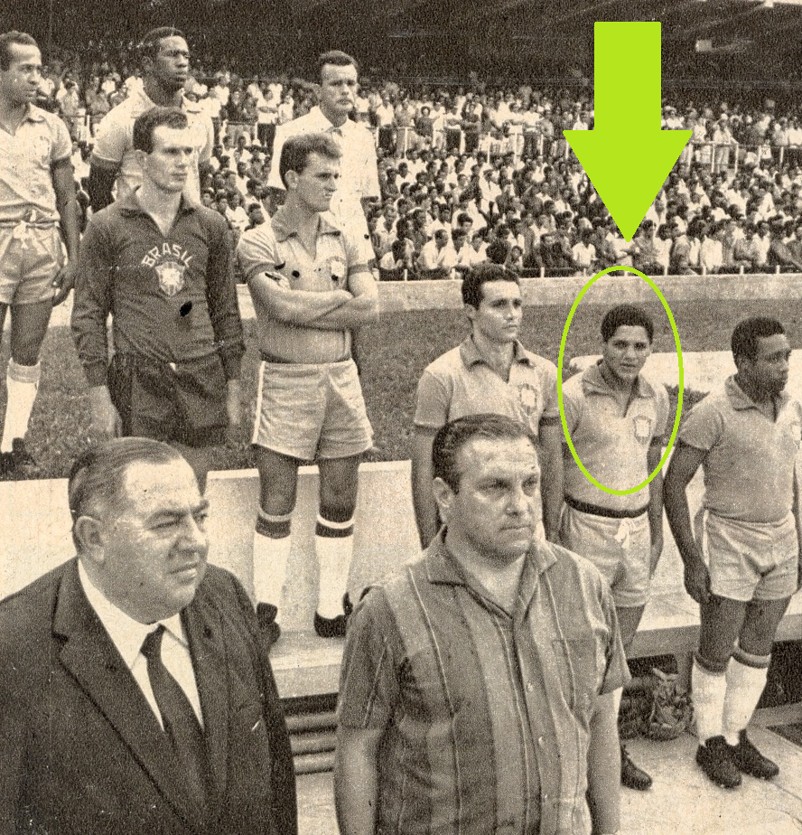 Divulgação_Gildo esteve entre os reservas no dia 07/09/1965, pela Seleção Brasileira (Palmeiras), contra o Uruguai, e entrou no segundo tempo