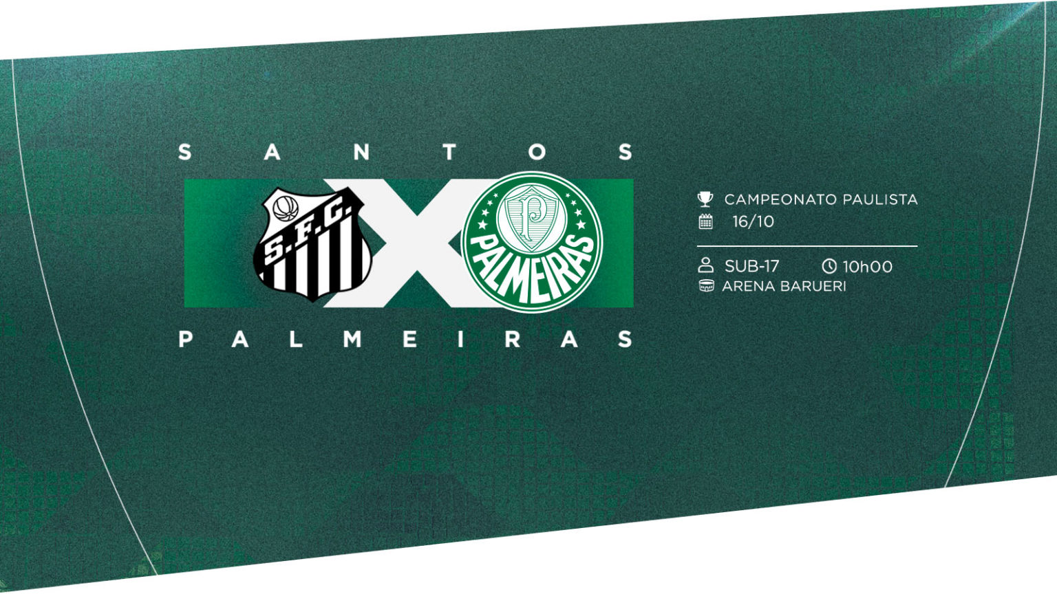 Sub17 do Verdão encara Santos em Barueri no jogo de ida da semifinal