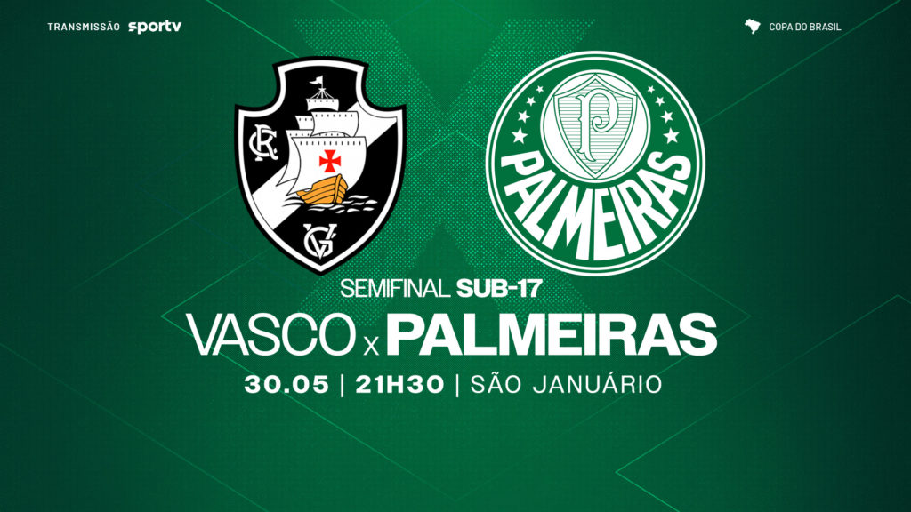 Sub-17 do Verdão visita Vasco no jogo de ida da semifinal da Copa do ...