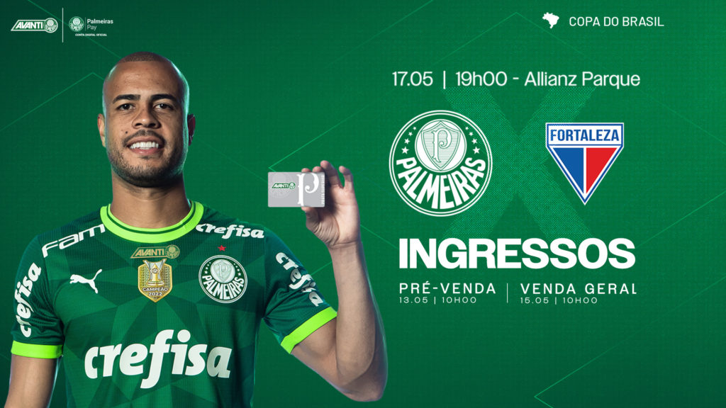 Venda de ingressos para jogo contra Fortaleza no Allianz Parque pela ...
